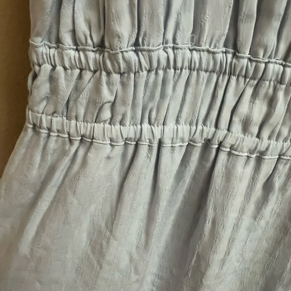 PAIGE Blue Tiered dress- size L - Picture 5 of 11